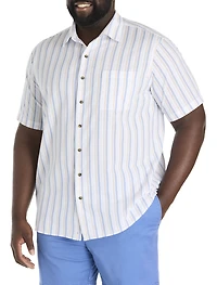 Seersucker Double Stripe Sport Shirt