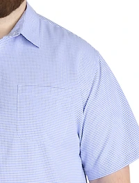 Microfiber Small Check Sport Shirt
