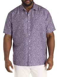 Microfiber Floral Sport Shirt