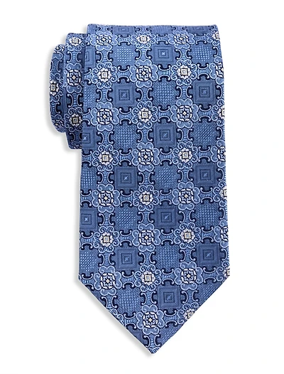 Spring Medallion Silk Tie