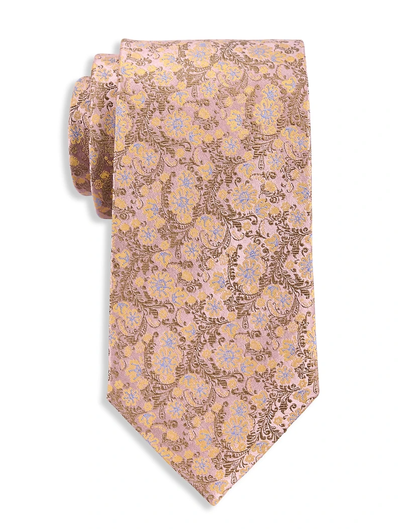 Paisley Floral Silk Tie