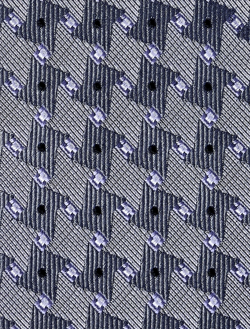 Geometric Pattern Silk Tie