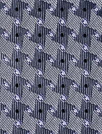 Geometric Pattern Silk Tie
