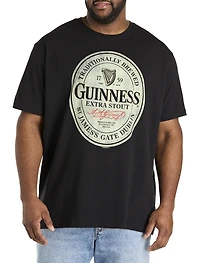 Guinness Distressed Logo Graphic Tee