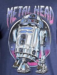 Star Wars R2D2 Metal Head Graphic Tee
