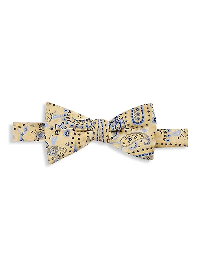 Springtime Paisley Bow Tie