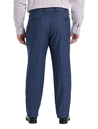 Washed Plaid Suit Pants