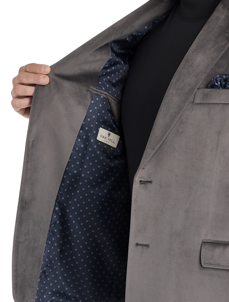 Jacket-Relaxer Velvet Sport Coat