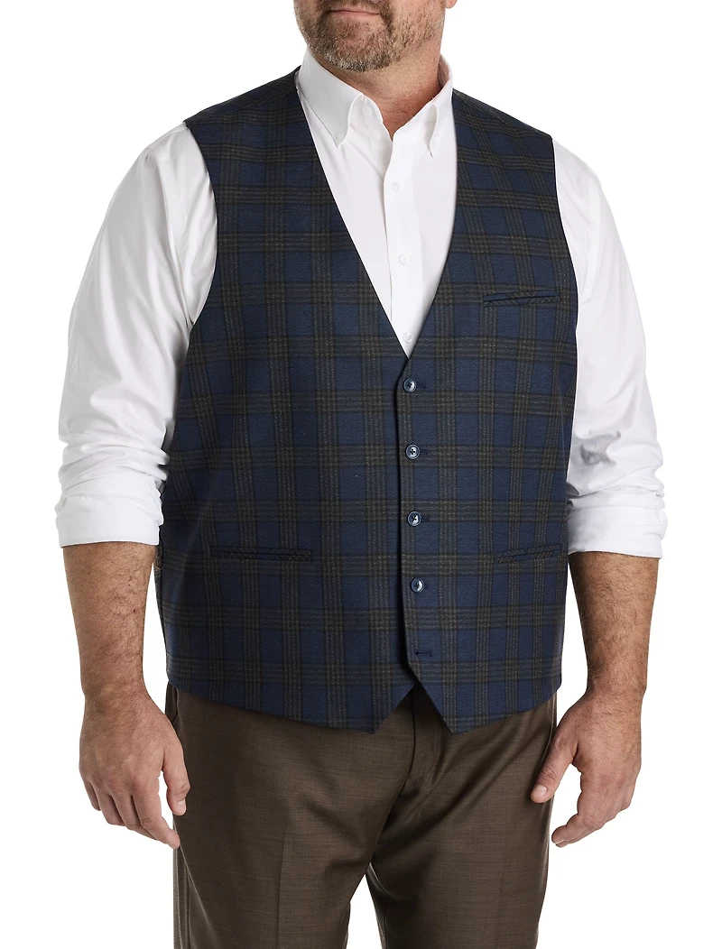 Glen Plaid Vest