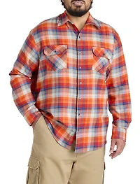 Plaid Flannel Sport Shirt