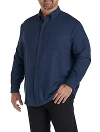 Solid Flannel Sport Shirt