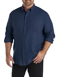Solid Flannel Sport Shirt