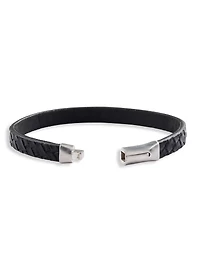 Embossed Leather Bracelet