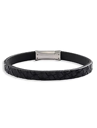 Embossed Leather Bracelet