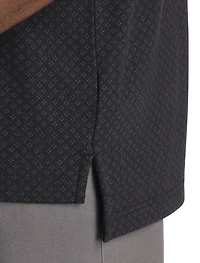 Geometric Print Polo Shirt