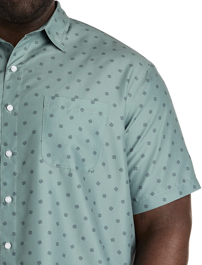 Microfiber Dotted Sport Shirt