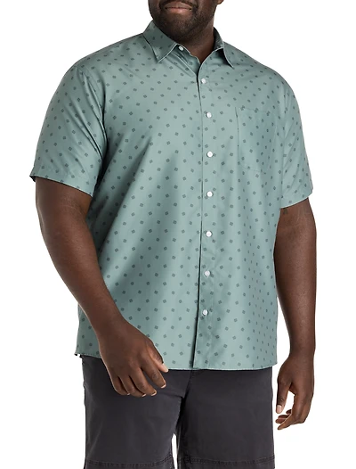 Microfiber Dotted Sport Shirt