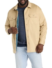 Button-Front Shirt Jacket