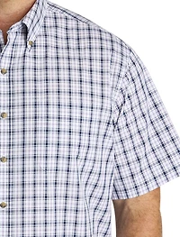 Easy-Care Medium Plaid Sport Shirt