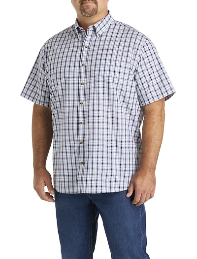 Easy-Care Medium Plaid Sport Shirt