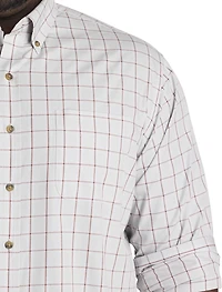 Easy-Care Medium Plaid Sport Shirt