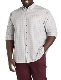 Easy-Care Medium Plaid Sport Shirt