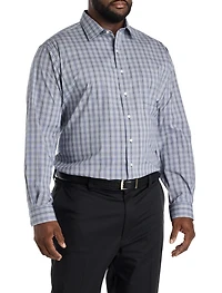 Medium Plaid Performance Dress Shirt