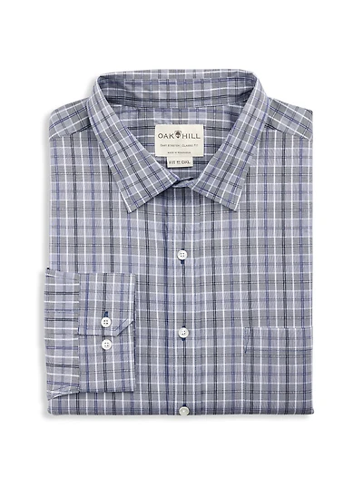 Medium Plaid Performance Dress Shirt