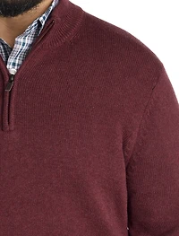 Heathered 1/4-Zip Pullover