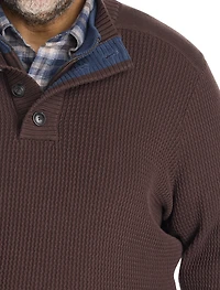 Murphy Textured Mockneck Sweater
