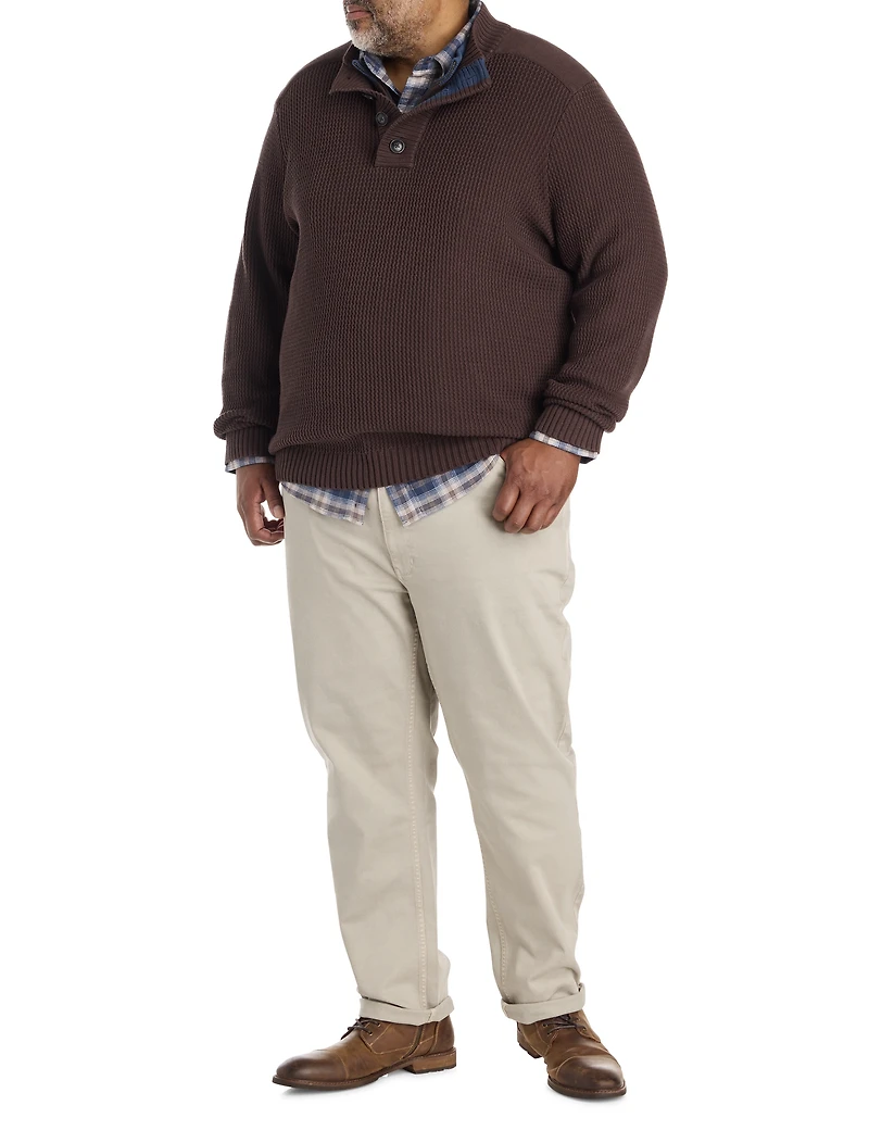 Murphy Textured Mockneck Sweater