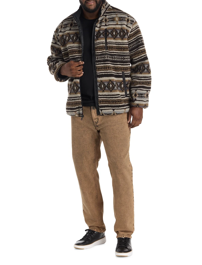 Aztec Inspired Fleece Jacket
