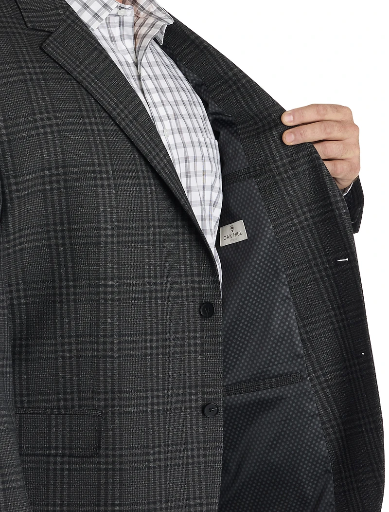 Tonal Plaid Sport Coat