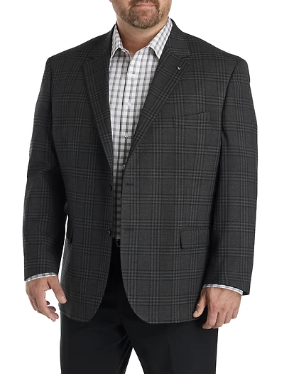 Tonal Plaid Sport Coat