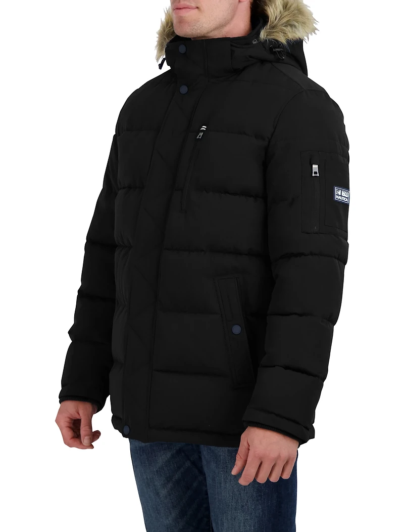 Quilted Hooded Jacket