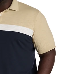 Neutral Striped Polo Shirt