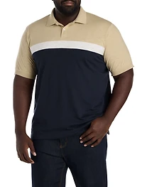 Neutral Striped Polo Shirt