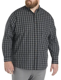 Easy-Care Medium Plaid Sport Shirt