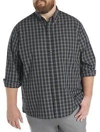 Easy-Care Medium Plaid Sport Shirt