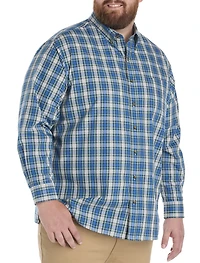 Easy-Care Small Plaid Sport Shirt