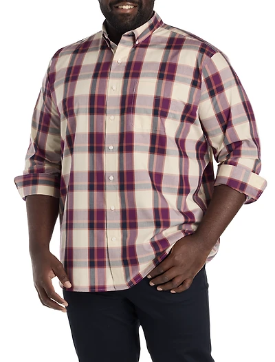 Large Plaid Sport Shirt