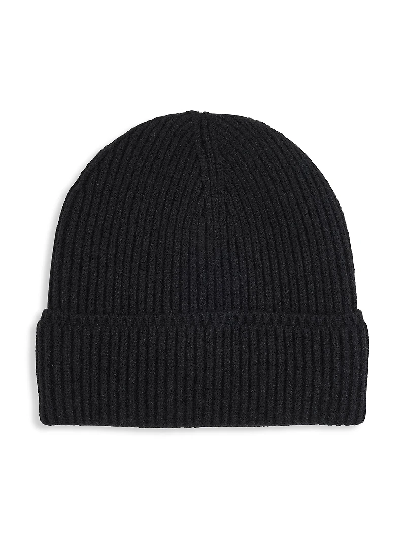 Ribbed-Knit Cuff Beanie