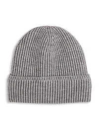 Ribbed-Knit Cuff Beanie