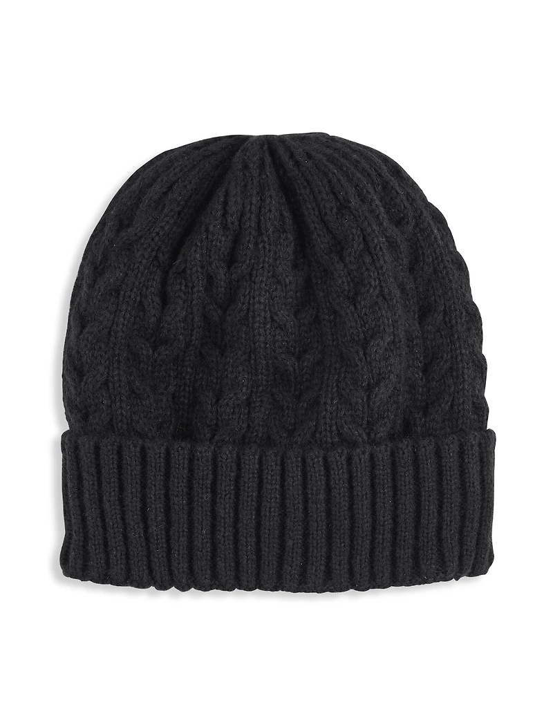 Cable Cuff Beanie