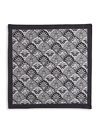 Fall Medallion Silk Pocket Square