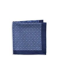 4-Pattern Tonal Pocket Square