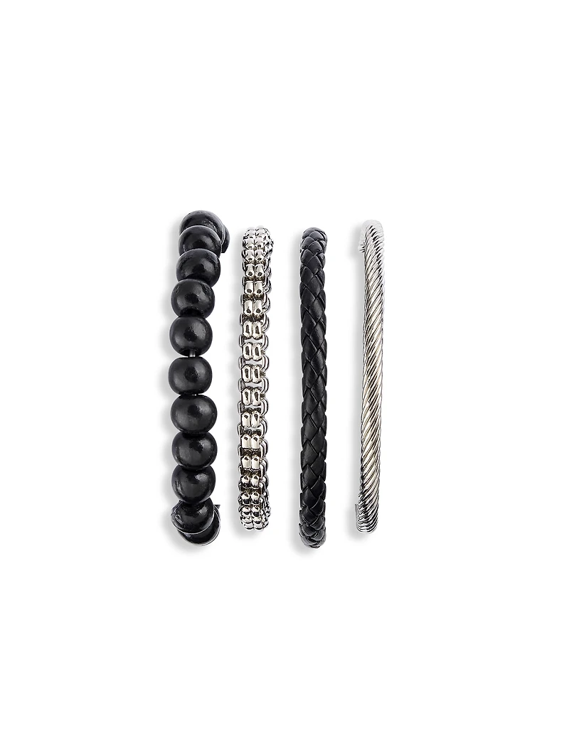 Strap Watch and Bracelet Set