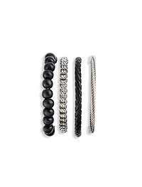 Strap Watch and Bracelet Set