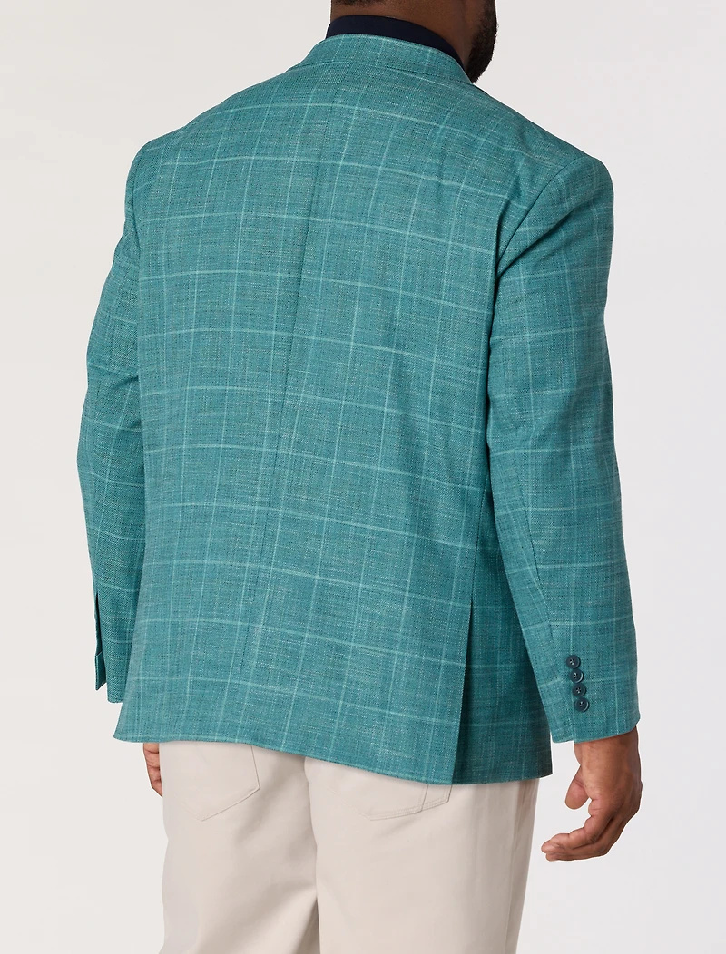 Textured Windowpane Sport Coat