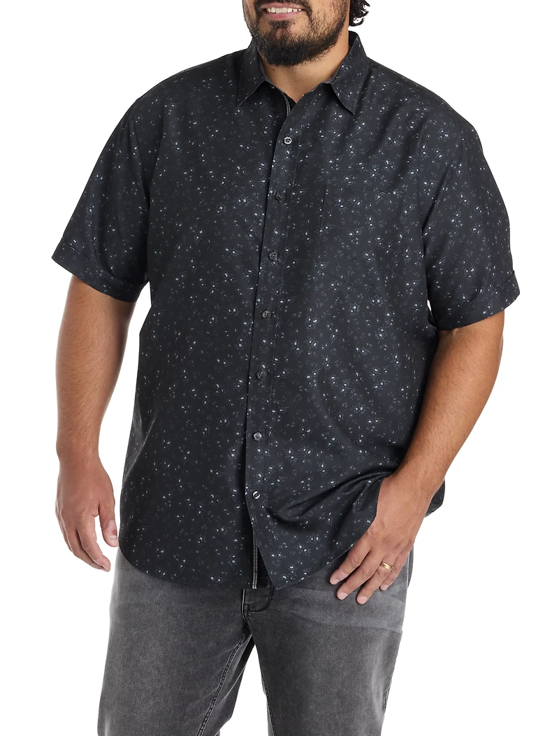 Microfiber Floral Sport Shirt
